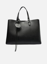 Bolsa Tote Preta Grande Bag Charm Hexágono A 50021 0825 0001 Arezzo